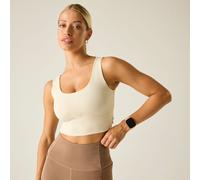 White female L Dare 2b Women's Refresh Cropped Tank Top White, Size: L