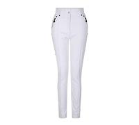 Dare 2b Julien Macdonald Lightweight Women's White Regimented Ski Trousers, Size: 6