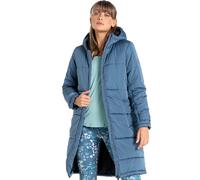 Dare 2B Womens Reputable Long Length II Padded Coat - Grey - Size 8 UK