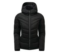 Dare 2B Womens Reputable Warm Quilted Hooded Jacket Coat - Black - Size 8 UK