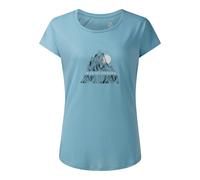 Dare 2B Womens Serenity Abstract Mountain T-Shirt - Nordic Blue - 10 UK - Nordic Blue - 80% Recycled Polyester/20% Lyocell
