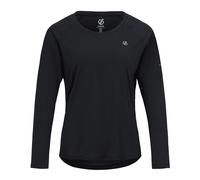 Dare 2B Womens Serenity Long-Sleeved T-Shirt - Black - 10 UK - Black - 80% Recycled Polyester/20% Lyocell