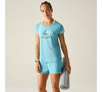 Dare 2b Women's Serenity Short Sleeved Graphic T-Shirt in Light Blue | Size: 12 Dare 2b Light Blue 12