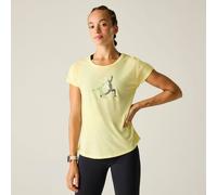 Dare 2b Women's Serenity Short Sleeved Graphic T-Shirt in Yellow | Size: 14 Dare 2b Yellow 14