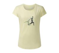 Dare 2B Womens Serenity Yoga Pose T-Shirt - Wax Yellow - 12 UK - Wax Yellow - 80% Recycled Polyester/20% Lyocell