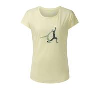 Dare 2B Womens Serenity Yoga Pose T-Shirt - Wax Yellow - 16 UK - Wax Yellow - 80% Recycled Polyester/20% Lyocell