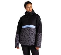 Dare 2b - Women's Water-repellent Snowburst Overhead Ski Jacket Black Grey, Size: 20