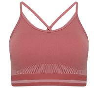 Dare 2B Womens Snug Fit Spaghetti Strap Cropped Bra in Mesa Rose - Pink - Size 8 UK