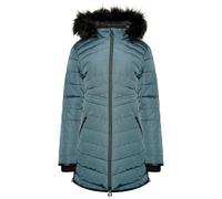 Dare 2B Womens Striking III Long Length Padded Jacket - Orion Grey/Orion - 8 UK - Orion Grey/Orion
