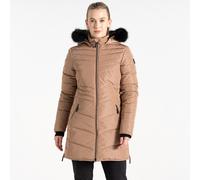 Dare 2b Womens Striking IV Faux Hood Waterproof Longline Jacket Coat