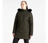 Dare 2B Women's Striking IV Mid Length Padded Jacket - Dark Khaki - Dark Khaki - 8 UK