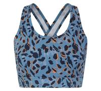 Dare 2b Women's Swift II Sports Bra with Q-WIC and Quick Drying Fabric, Great for Medium Impact Sports, Includes Removable Pads - Perfect for Working Out, Fitness & Walking Blue