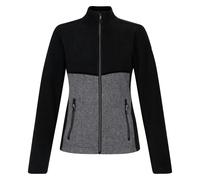 Dare 2B Women's Thriving Fleece Jacket - Black/Charcoal Grey Marl - 8 UK - Black/Charcoal Grey Marl - 100% Polyester