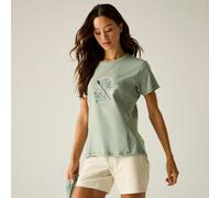 Dare 2b Women's Tranquility III T-Shirt, Cotton, Cotton Green, Size: 12