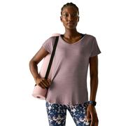 Dare 2B Womens Vigilant Active T-Shirt - Dusky Orchid - 20 UK - Dusky Orchid - 90% Polyester/10% Elastane