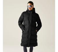 Dare 2B Wander Waterproof Longline Padded Jacket In Jet Black