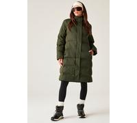 Dare 2b Women's Wander Waterproof Longline Padded Jacket in Dark Green | Size: 20 Dare 2b Dark Green 20