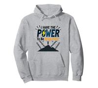 Dare to Be Drug-Free: Empowering Anti-Addiction Message Pullover Hoodie, Adult Unisex, Heather Grey, L