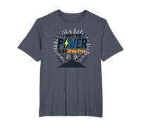 Dare to Be Drug-Free: Empowering Anti-Addiction Message T-Shirt, Men's Big and Tall, Heather Blue, 5X Tall