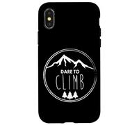 Dare To Climb Inspiring Mountain Adventure Case for iPhone X/XS
