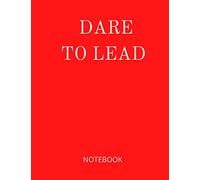 Dare To Lead: Notebook Red Cover