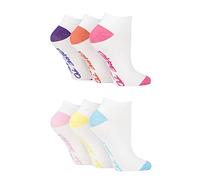 Dare to Wear SOCKSHOP Womens Patterned Trainer Socks Pack of 6
