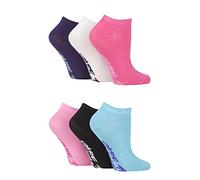Dare to Wear SOCKSHOP Womens Patterned Trainer Socks Pack of 6