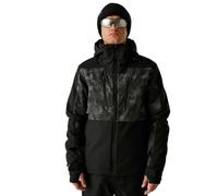 Dare2b Baseplate III Ski Jacket: Black/Iron Gate Distressed Print: XL