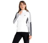 Dare2b Convey Core Womens Core Strech for Ski, Hiking and Trekking - Recycled warm backed stretch fabric, Quick drying, Grown on hood and full zip