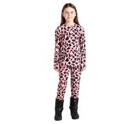 Dare2B Girl's Pow II Baselayer Set Base Layer, Dusty Rose Cheetah Print, 5-6 Years