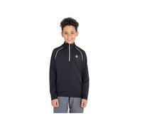 Dare2b Kids Consist II Half Zip Core Stretch Midlayer: Black: 7-8 Year