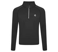 Dare2b Kids' Consist Recycled Core Stretch Midlayer with iLUS core fabric, perfect for Hiking, Skiing & Snowboarding Black