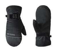 Dare2b Kids' Glacier Skiing Mittens Waterproof Breathable lined Snowboarding Gloves, Black