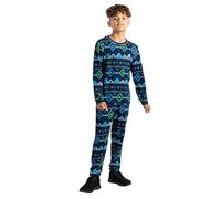 Dare2B Kids' Pow Base Layer Set with quick-wicking fabric and anti-bacterial odour control, perfect for Skiing, Snowboarding & Wintersports