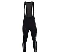 Dare2b Men AEP Technique Lightweight Quick Drying Reflective Bibbed Cycling Tights - Black, 2X-Large