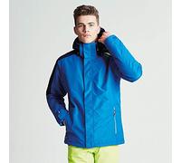 Dare2B Men Aligned Waterproof And Breathable Insulated Ski Jacket - Nautical Blue/Outerspace Blue, 3X-Large