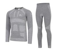 Dare 2b Men's Quick Drying In The Zone Base Layer II Set Charcoal Grey Marl, Size: X/XXL