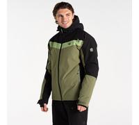 Dare2B Mens Eagle Ii Ski Jacket, Black Olivine Green, M EU