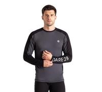 Dare 2b Men's Black and Grey Colourblock Exchange III Baselayer Set, Size: M
