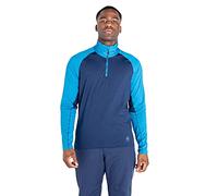 Dare 2b Men's Quick-Drying Fuser Half Zip Core Stretch Midlayer Nightfall Navy Dark Methyl, Size: Xxxl