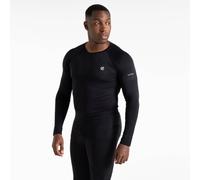 Dare2B Men's in The Zone II Long Sleeved Base Layer Top with SeamSmart Technology, Perfect for Wintersports & Outdoors Black