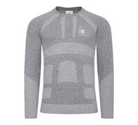 Dare2B Men's in The Zone II Long Sleeved Base Layer Top with SeamSmart Technology, Perfect for Wintersports & Outdoors Charcoal Grey Marl