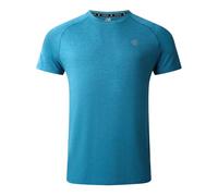 Dare2B Mens Persist Tee T-Shirts/Polos/Vests Yoga Shirt, Bluesteelmrl, M EU