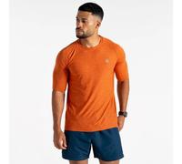 Dare2b Mens Power Up Short Sleeved T-Shirt Spicy Orange or Heritage Blue DMT778