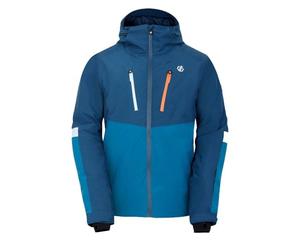 Dare2B Mens Shred Ii Ski Jacket, Moonlight Denim/Kingfisher Blue, XS EU