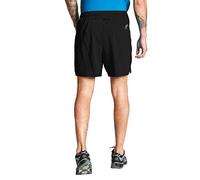 Dare2b Men's Surrect Lightweight Gym Shorts, Water Repellent Reflective Running Shorts Black