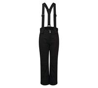 Dare2b Outmove II Waterproof Breathable Taped Seams Reflective Detail Warm Touch Lining Pant Salopettes - Black, 9-10