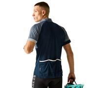 Dare2b Protraction Iii Short Sleeve Jersey Blue,Grey S Men S Mercury / Navy