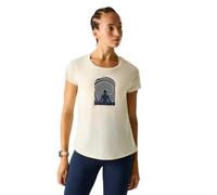 Dare 2b Women's Serenity Short Sleeved Graphic T-Shirt in Natural White | Size: 16 Dare 2b Natural White 16