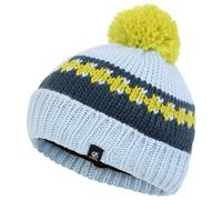 Dare2B Unisex Kids' Boffin Bobble Beanie Hat, Quiet Blue, 7-10 Years EU